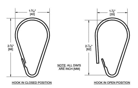 ASI 1200-SHU Commercial Shower Curtain HooktabbStainless Steel