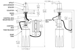 ASI 20333 Commercial Foam Soap DispensertabbSurface-MountedtabbTouch-FreetabbStainless Steel - 6" Spout Length