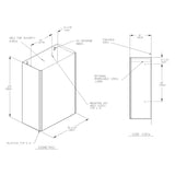 ASI 0826 Commercial Restroom Waste Receptacletabb12 GallontabbSurface-Mountedtabb15-1/4" W x 23 Htabb2-1/2" DtabbStainless Steel"