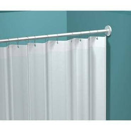 ASI 1200-V36 Shower Curtain - 8 Ga. White Vinyl, Order 6 Hooks Separately - 36”W X 72”H