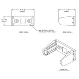 ASI 8010 Commercial Toilet Paper DispensertabbSurface-MountedtabbZinc w/ Chrome Finish