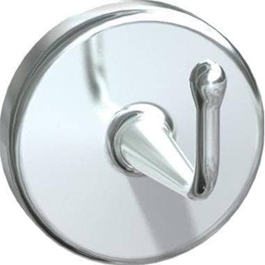 ASI 0751-A Robe Hook - Heavy Duty - Satin Chrome Plated Brass - Surface Mounted, Exposed