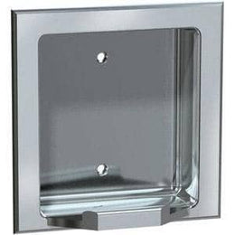 Commercial Bar Soap Dish, Recessed-Mounted, Stainless Steel w/ Satin Finish ASI 7404-S