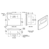 ASI 20470 Commercial Restroom Sanitary Napkin DisposaltabbRoval-Recessed-MountedtabbStainless Steel