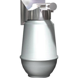 Commercial Restroom Liquid Soap Dispenser, Vertical-Recessed-Mounted, Manual-Push, Stainless Steel - 16 Oz ASI 0350
