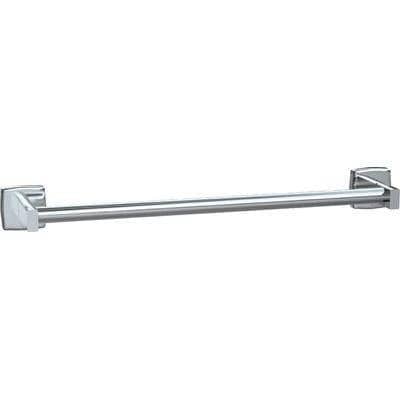 ASI 7355-18B Towel Bar  - Round - Bright Stainless Steel - 18"L - Surface Mounted