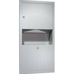 ASI 0462-AD-9 Traditional™ - Paper Towel Dispensers Disp. & Waste Receptacle - Multi, C-Fold - 2 gal. Surface Mounted