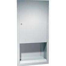 Commercial Paper Towel Dispenser, Recessed-Mounted, Stainless Steel ASI 0452