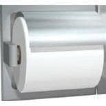 Commercial Toilet Paper Dispenser w/ Hood, Recessed-Mounted, Stainless Steel w/ Satin Finish ASI 7402-HS-W