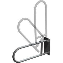 ASI 3413-P Swing Up Grab Bar (1-1/4" O.D) - Peened - Surface Mounted