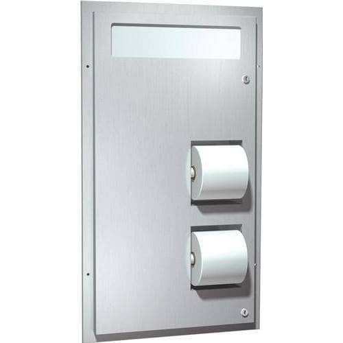 ASI 0485 Commercial Seat-Cover Dispenser/Toilet Paper DispensertabbRecessed-MountedtabbStainless Steel