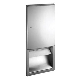 Commercial Paper Towel Dispenser, Roval-Recessed-Mounted, Stainless Steel ASI 20452