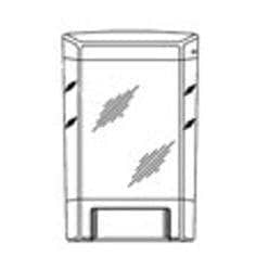 ASI 0340 Soap Dispenser - Liquid & Antiseptic - 46 oz. - Surface Mounted