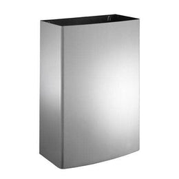 Commercial Restroom Waste Receptacle, 12 Gallon, Surface-Mounted, 15-3/4" W x 26 H, 3-15/16" D, Stainless Steel" ASI 20826-T