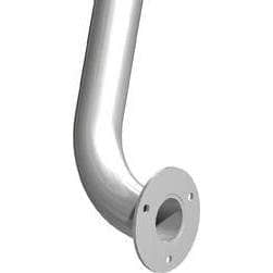 ASI 3401-42P Exposed Flange (1-1/4" O.D) Peened - Straight Grab Bar, 42”
