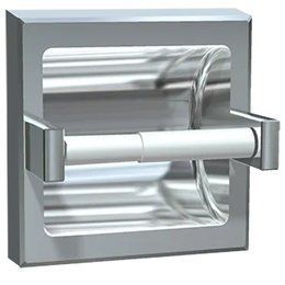 ASI 7402-BSM Washroom Accessories Holder - Single - Bright Stainless Steel - Surface Mounted