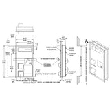 ASI 0481-HC Combination Commercial Seat Cover/Toilet Paper Dispensers/Sanitary Napkin DisposaltabbPartition-MountedtabbStainless Steel