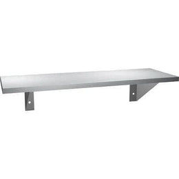 Commercial Restroom Towel Shelf, 5" D x 24 L, Stainless Steel w/Satin Finish" ASI 0692-524