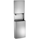 ASI 0469-9 Combination Commercial Paper Towel Dispenser/Waste ReceptacletabbWall MountedtabbStainless Steel