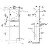 ASI 0469-9 Combination Commercial Paper Towel Dispenser/Waste ReceptacletabbWall MountedtabbStainless Steel