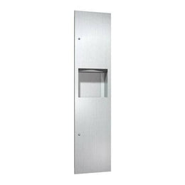 ASI 6467-9 Simplicity™ - Paper Towel Dispensers Disp. & 4.2 gal. Waste Receptacle - Multi, C-Fold - Surface Mounted