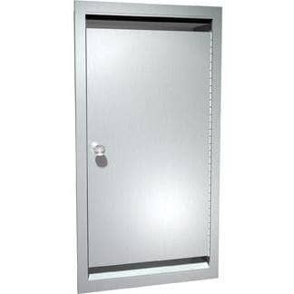 ASI 0558-1 Double Bed Pan/Urinal Holder - Recessed