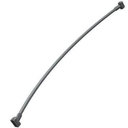 ASI 1201-B Shower Curtain Rod - Curved w/ Mounting Brackets - 1" Dia. 60" L