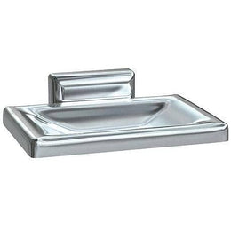 ASI 0720-Z Soap Dish w/ Drain Holes - Chrome Plated Zamak - Surface Mounted
