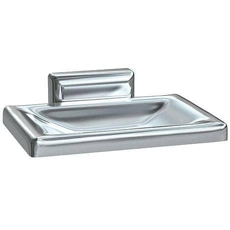 ASI 0721-Z Soap Dish - Chrome Plated Zamak - Surface Mounted