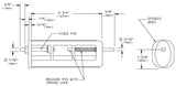 ASI R-002 Commercial Theft Resistant Spindle