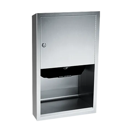 Automatic Commercial Paper Towel Dispenser, Surface-Mounted, Stainless Steel ASI 045210A-9