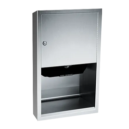 Automatic Commercial Paper Towel Dispenser, Surface-Mounted, Stainless Steel ASI 045210AC-9