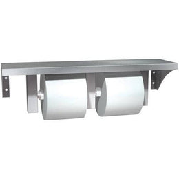 ASI 0697-GAL Commercial Toilet Paper Dispenser/Shelftabb5" W x 18 LtabbWall-MountedtabbStainless Steel w/ Satin Finish"