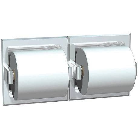 ASI 74022-BSM Washroom Accessories Holder - Double - Bright Stainless Steel - Surface Mounted