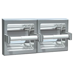 Commercial Toilet Paper Dispenser, Surface-Mounted, Stainless Steel w/ Satin Finish ASI 74022-SSM-D