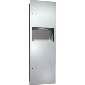 ASI 6462-9 Simplicity™ - Paper Towel Dispensers Disp. & Waste Receptacle - Multi, C-Fold - 9 gal. - Surface Mounted