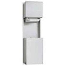 Automatic Combination Commercial Paper Towel Dispenser/Waste Receptacle, Recessed-Mounted, Stainless Steel ASI 046924AC