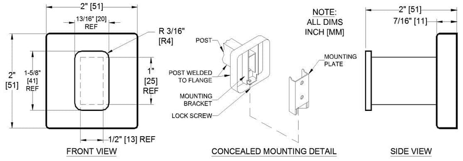ASI 7340-S Commercial Restroom Single Robe HooktabbStainless Steel w/ Satin Finish