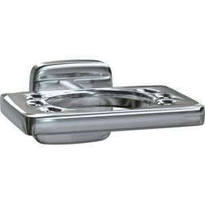 ASI 7335-S Toothbrush/Tumbler Holder - Satin Stainless Steel - Surface Mounted