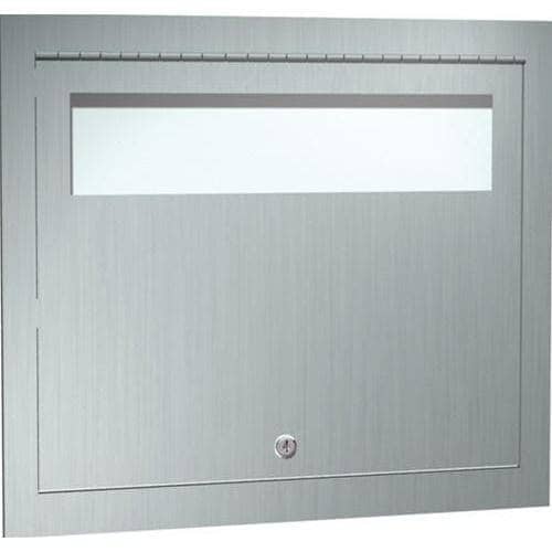 ASI 0477 Commercial Toilet Seat Cover DispensertabbRecessed-MountedtabbStainless Steel