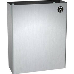 ASI 0828 Commercial Restroom Waste Receptacletabb6.5 GallontabbSurface-Mountedtabb14" W x 17 Htabb6-1/2" DtabbStainless Steel"