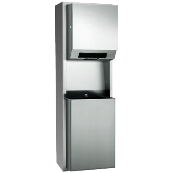 ASI 646924AC-9 Simplicity™ - Auto Paper Towel Dispensers Dispenser & Waste Receptacle - Roll - (110-240V) - 12 gal. - Surface Mounted