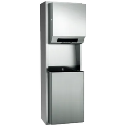 ASI 646924AC-9 Simplicity™ - Auto Paper Towel Dispensers Dispenser & Waste Receptacle - Roll - (110-240V) - 12 gal. - Surface Mounted