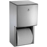 ASI 20030 Commercial Toilet Paper DispensertabbRoval-Surface-MountedtabbStainless Steel w/ Satin Finish