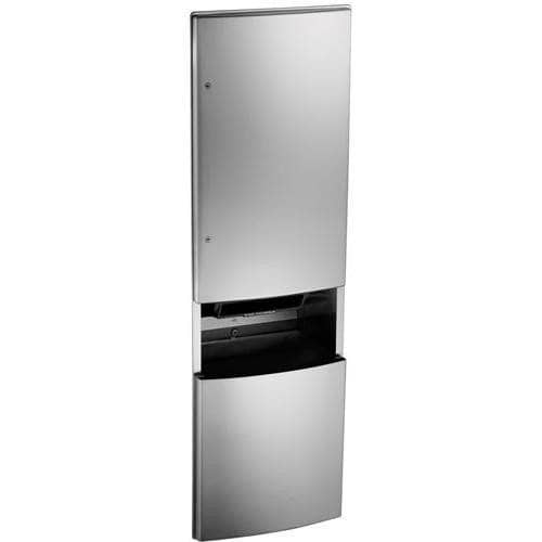 ASI 2046921AC-6 Roval™ - Auto Roll Paper Towel Dispensers Dispenser / 13.5 gal. Removable Waste Receptacle - 110-240V - Recessed