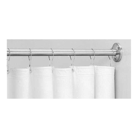 Shower Curtain, 42X84, White Vinyl ASI SP1200-V