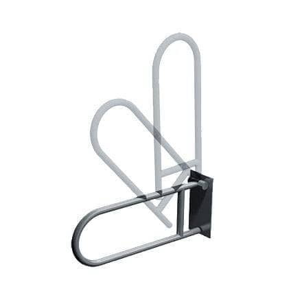 ASI 3514-P Swing Up Grab Bar (1-1/2" O.D) Peened - Surface Mounted