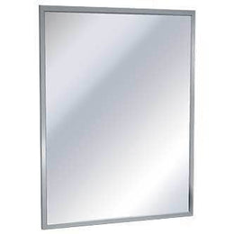 Stainless Steel Channel Frame Mirror, 24" Wide X 36 High" ASI 0620-2436