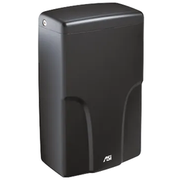 TURBO-Pro - Automatic High Speed Hand Dryer (120V) HEPA Filter, Matte Black, Surface Mounted ADA ASI 0196-1-41