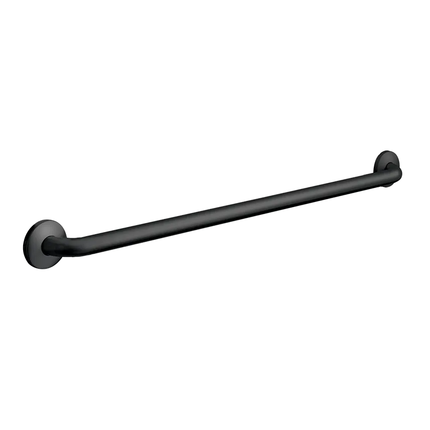 ASI 3801-42-41 Snap Flange (1-1/2" O.D) Matte Black Powder Coated Finish -  Straight Grab Bar, 42”  - NEW